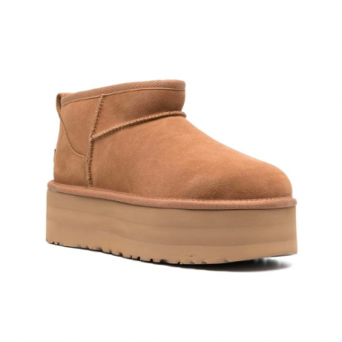 UGG Bota Con Plataforma Marrón