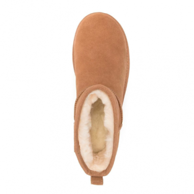 UGG Bota Con Plataforma Marrón