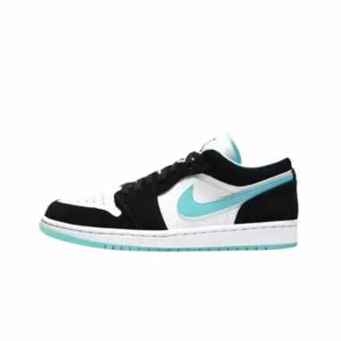 Nike Air Jordan 1 LOW Negras y Celeste