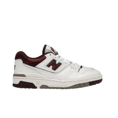 New Balance 550 Blancas y Granates