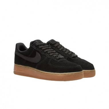 NIKE AIR FORCE ONE Black Suede