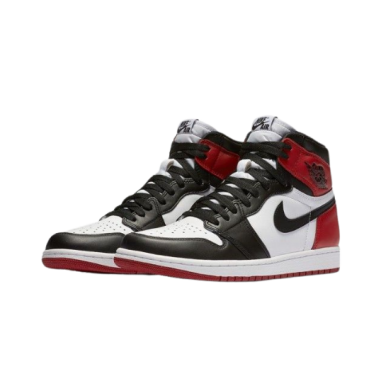Nike Air Jordan 1 OG Bred Toes Rojas
