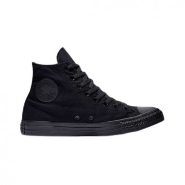 Converse All Star Negras Enteras Altas