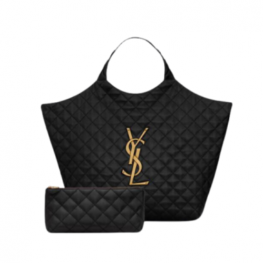 Bolso shopper Saint Laurent icare negro