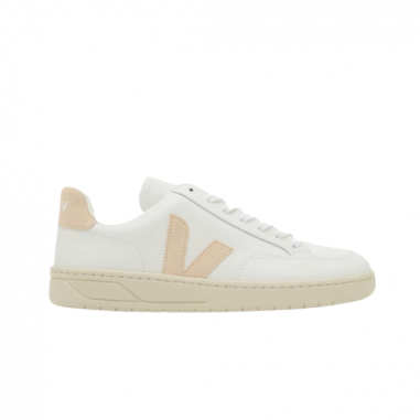 Veja V-12 Leather White Sable
