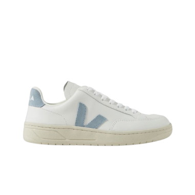 Veja V-12 Leather White Steel