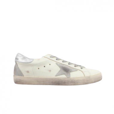 Golden Goose White Silver