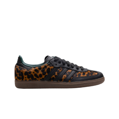 Adidas Samba Leopard Print Black