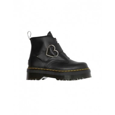 Dr. Martens Negra con Plataforma Corazón